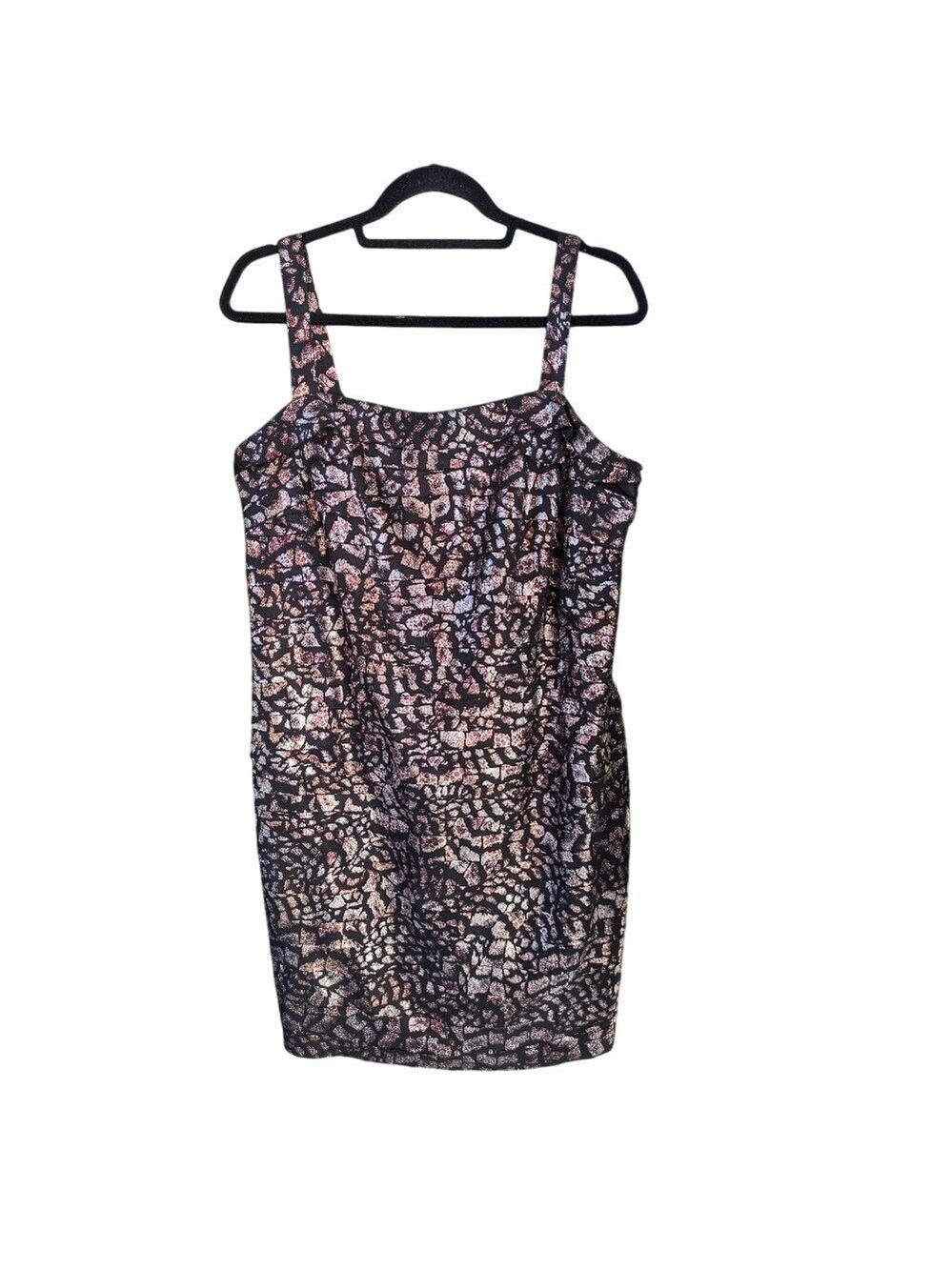 Collection Dressbarn Dress, Woman 14, Metallic, Sleeveless, Party Cocktail